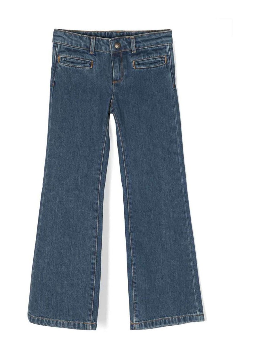 Bambino Bonpoint | Jeans A Gamba Dritta