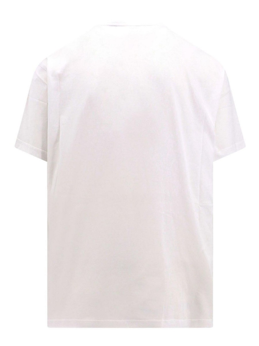 Uomo Burberry | T-Shirt In Cotone Con Stampa Logo