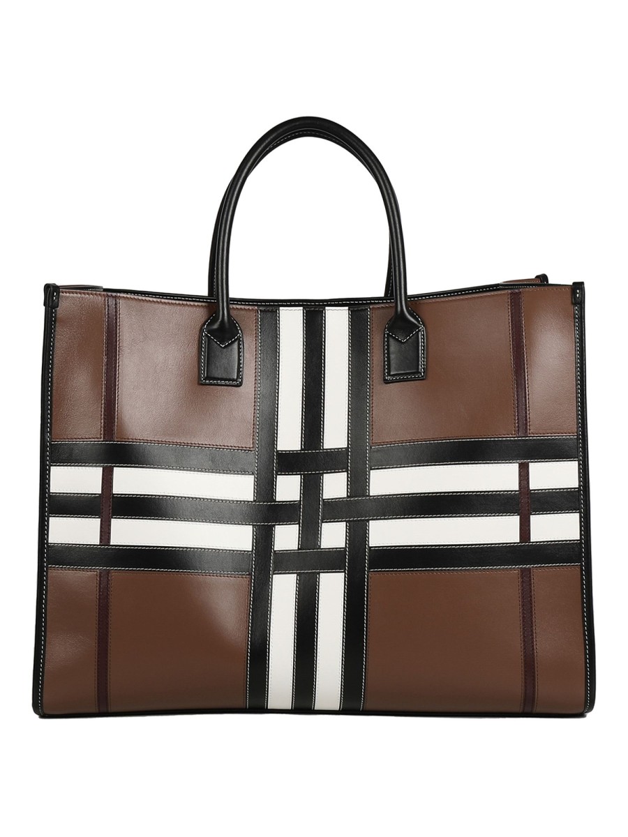 Uomo Burberry | Borsa In Ecopelle