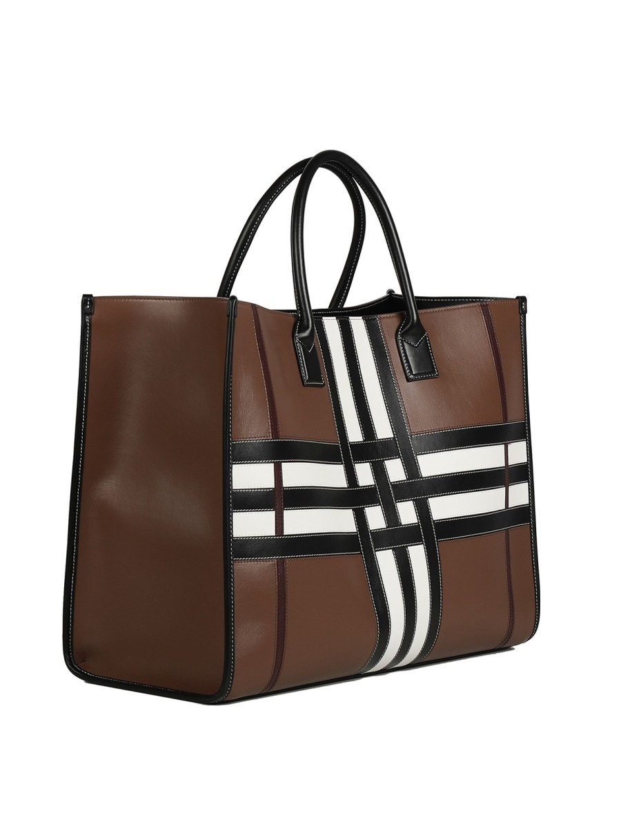 Uomo Burberry | Borsa In Ecopelle