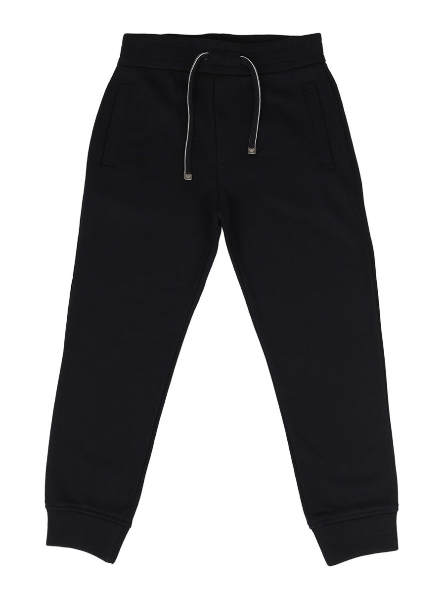 Bambino Emporio Armani | Pantaloni Da Ginnastica In Misto Cotone