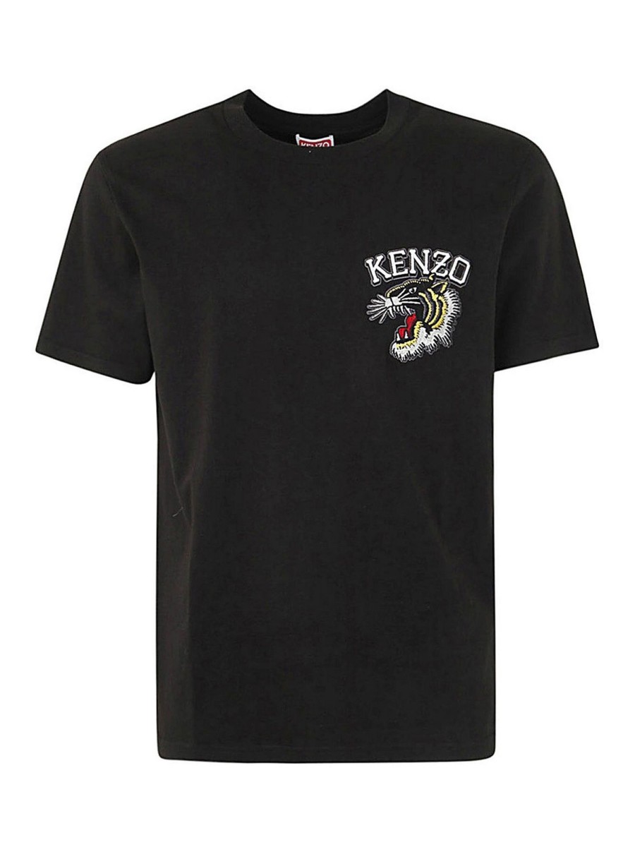 Uomo Kenzo | T-Shirt Slim Da College Tiger