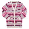 Bambino Missoni | Cardigan Missoni Per In Lana Rosa