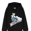 Bambino Moschino | Felpa Moschino Per Ragazzo In Cotone Nero