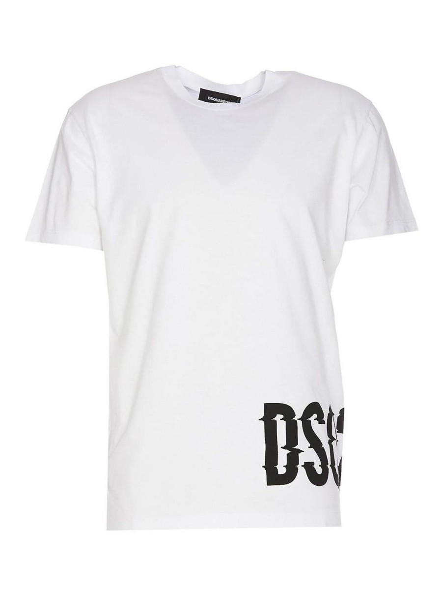 Uomo Dsquared2 | T-Shirt Con Logo