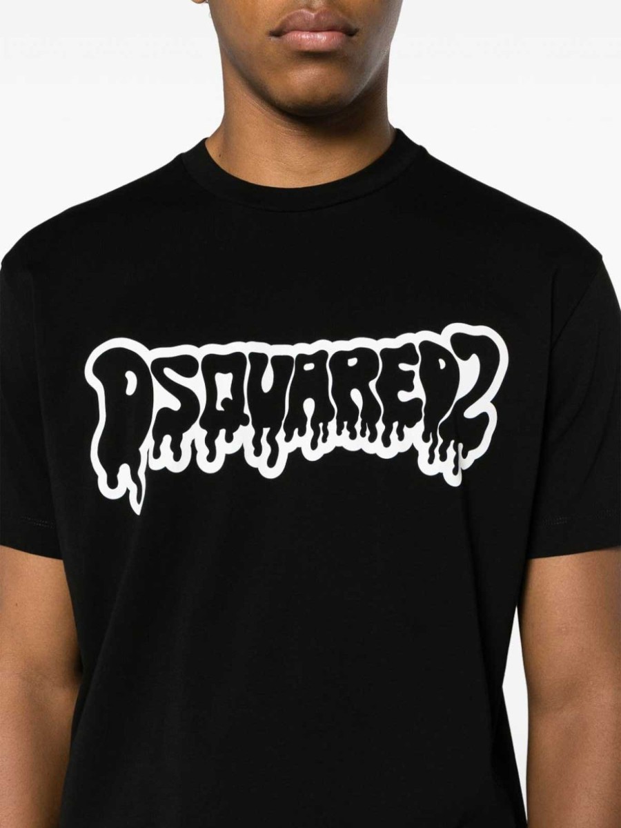 Uomo Dsquared2 | T-Shirt Con Logo