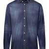 Uomo Dsquared2 | Camicia Blu In Misto Cotone