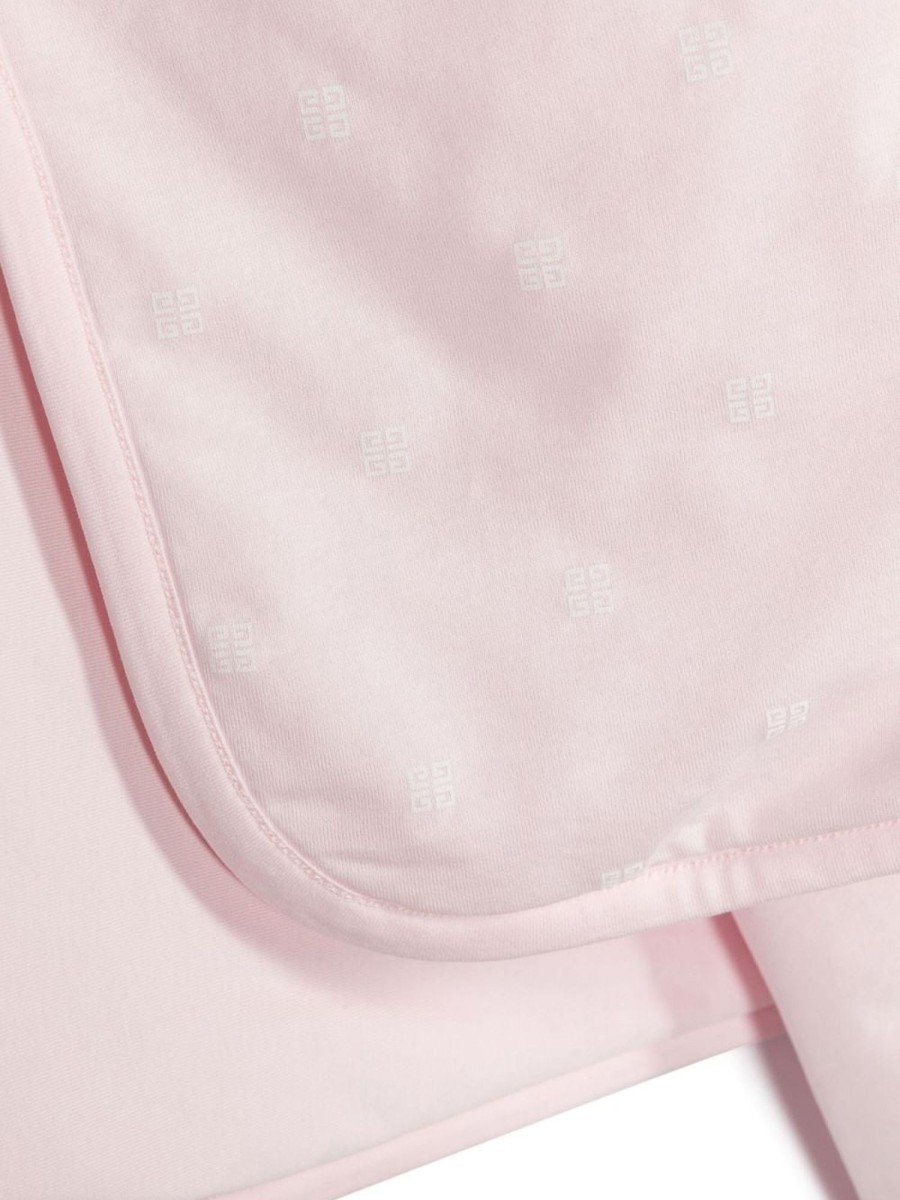 Bambino Givenchy | Coperta Givenchy Per Neonata In Cotone Rosa