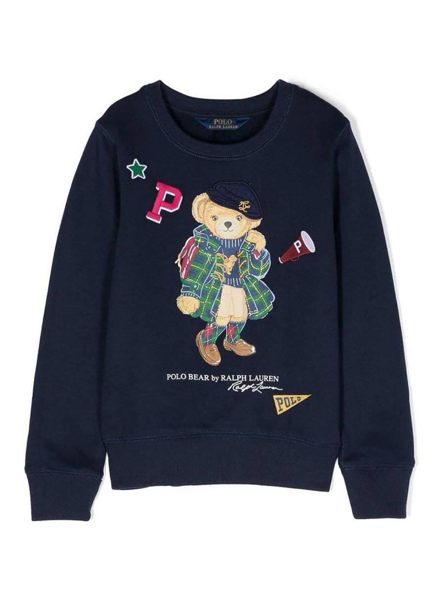 Bambino Polo Ralph Lauren | Felpa Per Camicie In Maglia Bearcnfleece