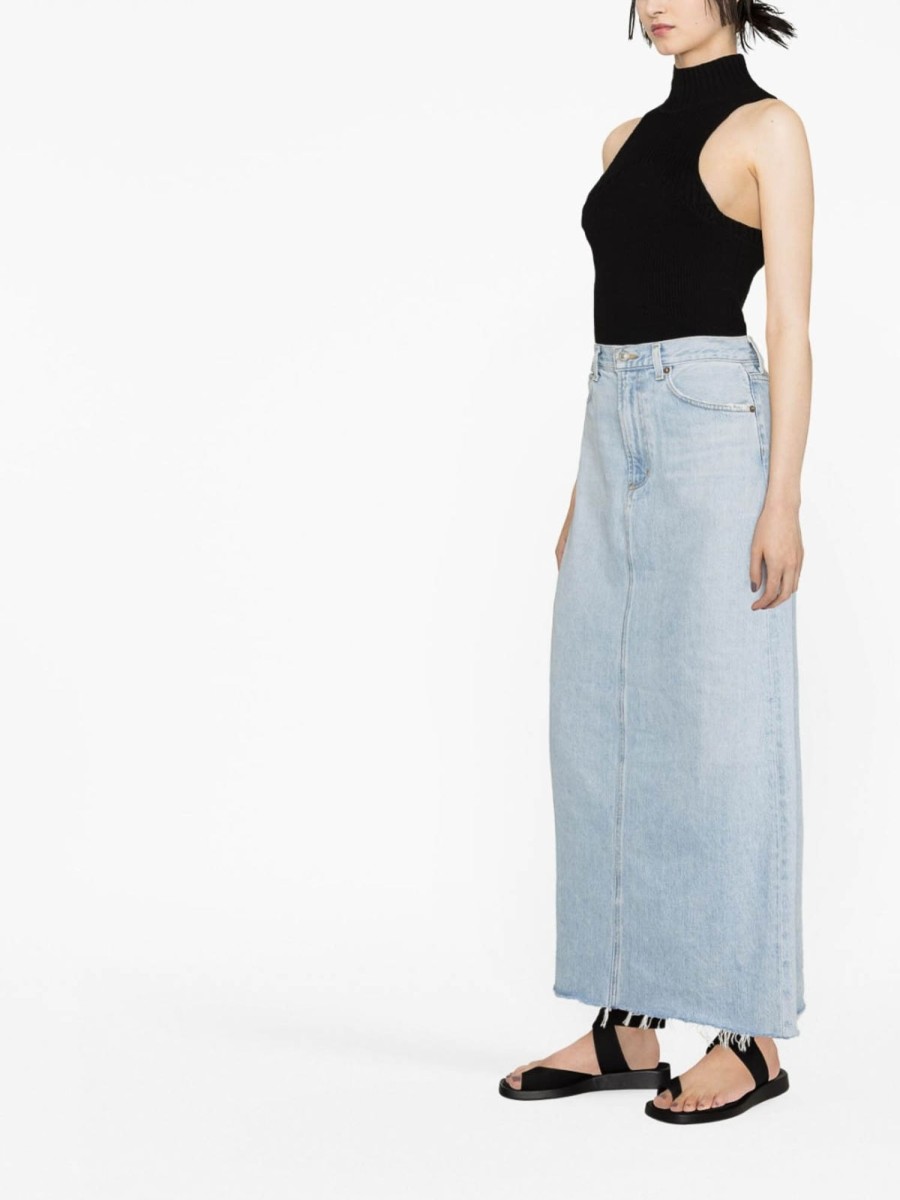 Danna Agolde | Gonna Lunga In Denim