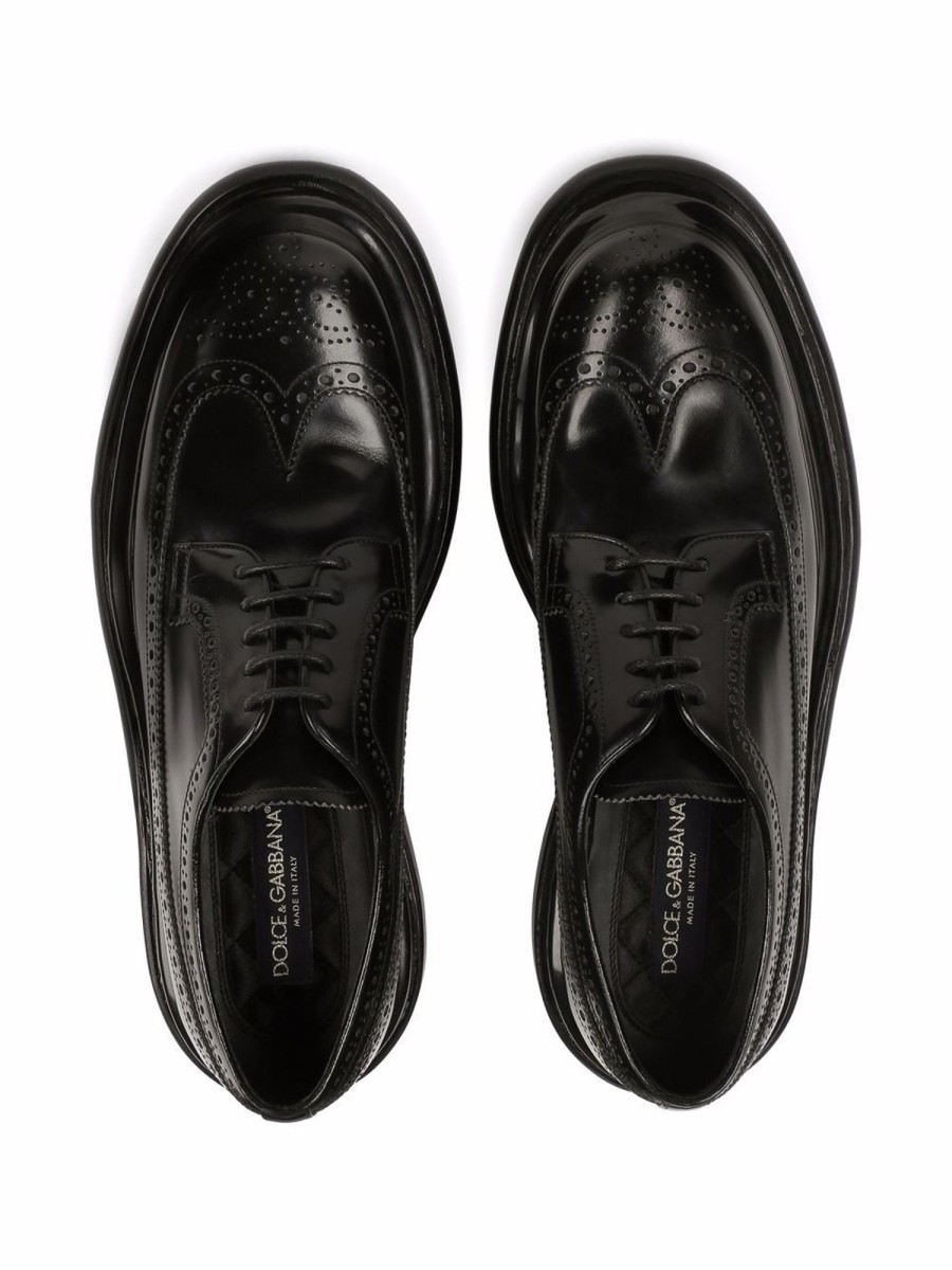 Uomo Dolce & Gabbana | Scarpe Brogue Stringate