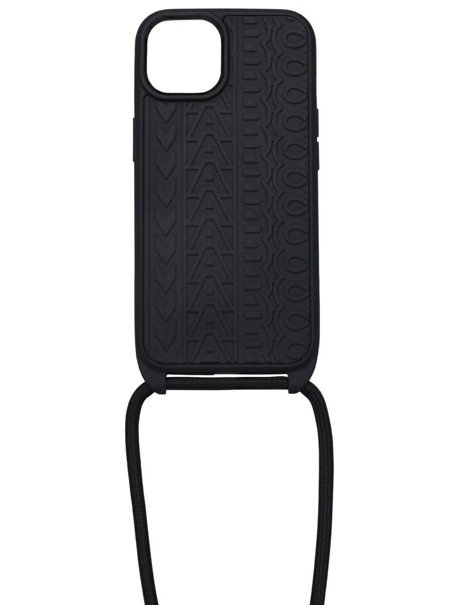 Danna Marc Jacobs | Cover Iphone 14 Pro In Gomma Nera