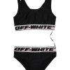 Bambino Off-White | Logo Band Bikini