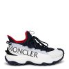 Uomo Moncler | Sneaker Trail Grip In Poliammide Bianca E Blu