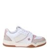 Danna Dsquared2 | Sneakers In Pelle E Camoscio Bianco E Rosa