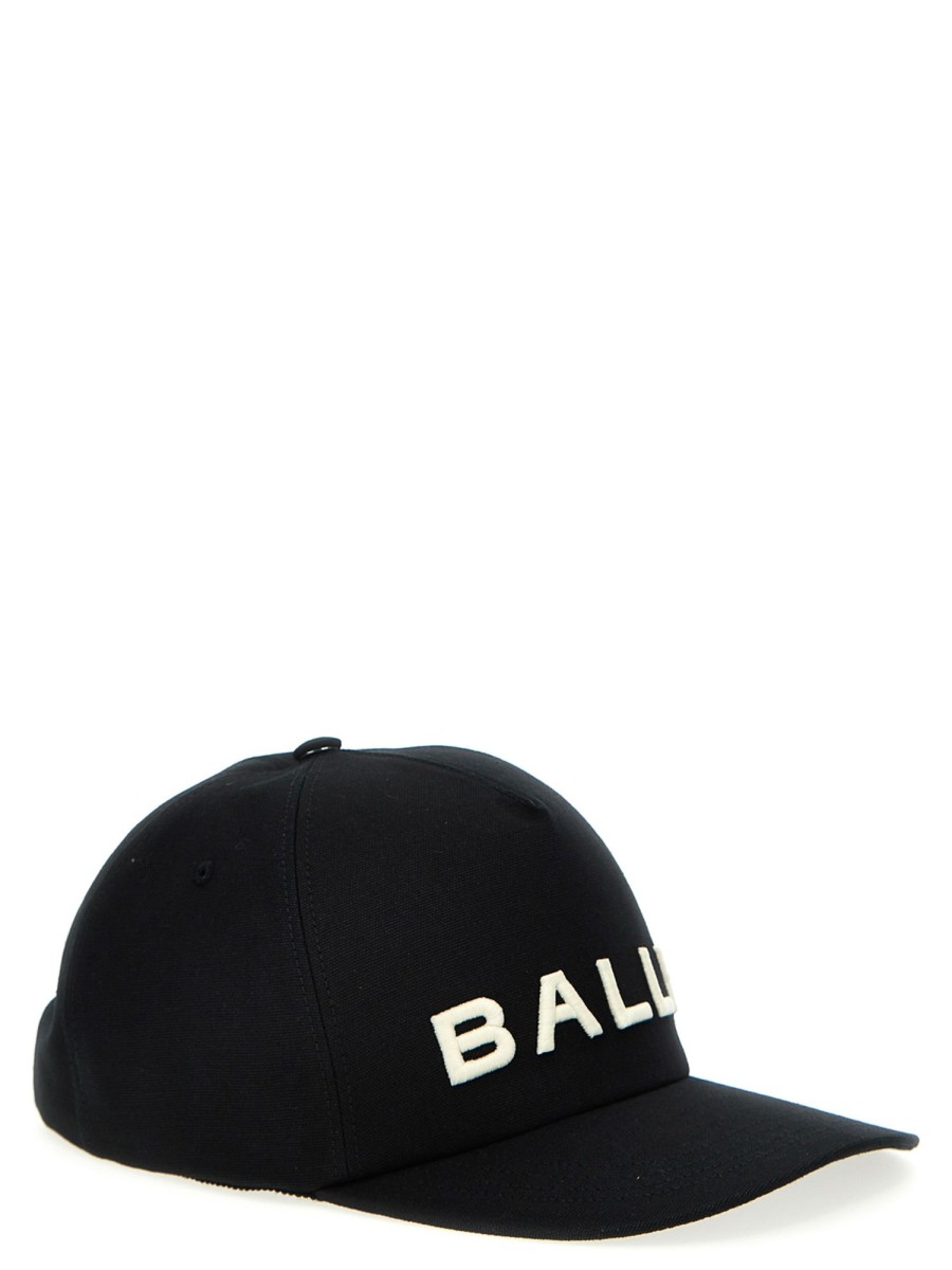 Uomo Bally | Cappello Con Logo Ricamato