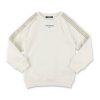 Bambino Balmain | Felpa Balmain Per Bambina In Cotone Bianco