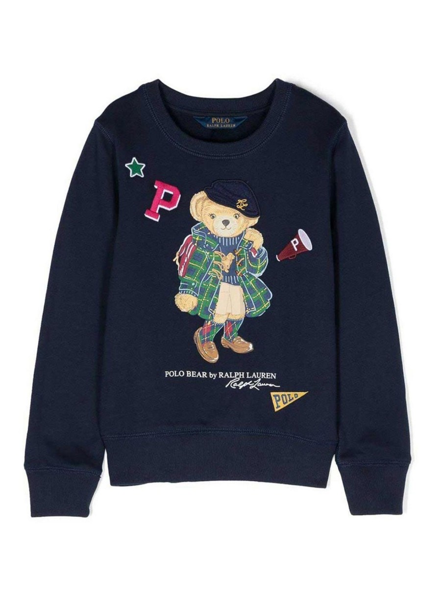 Bambino Polo Ralph Lauren | Felpa Per Camicie In Maglia Bearcnfleece