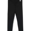 Bambino Moncler | Leggings Ragazza Techno Neri