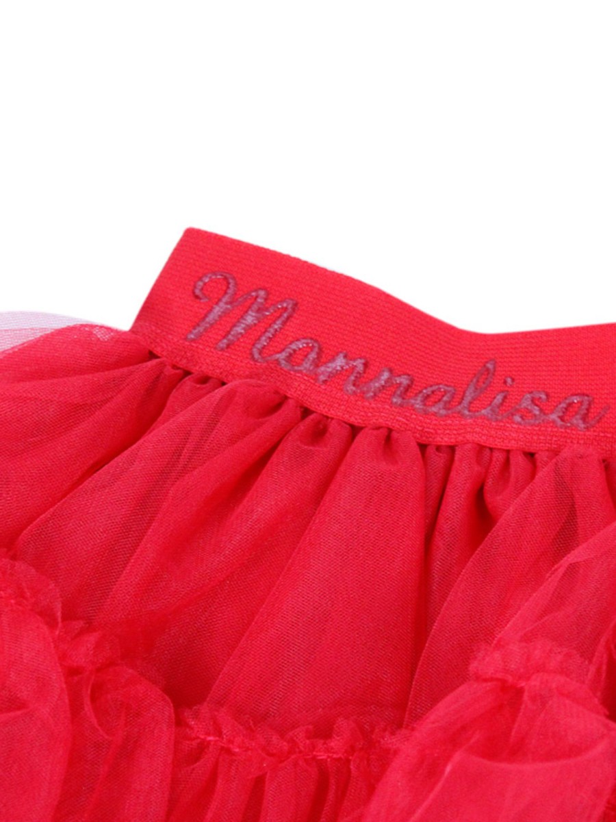 Bambino Monnalisa | Monnalisa Veste Di Rosso