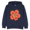 Bambino Kenzo | Felpa Kenzo Per Bambina In Cotone Blu Navy