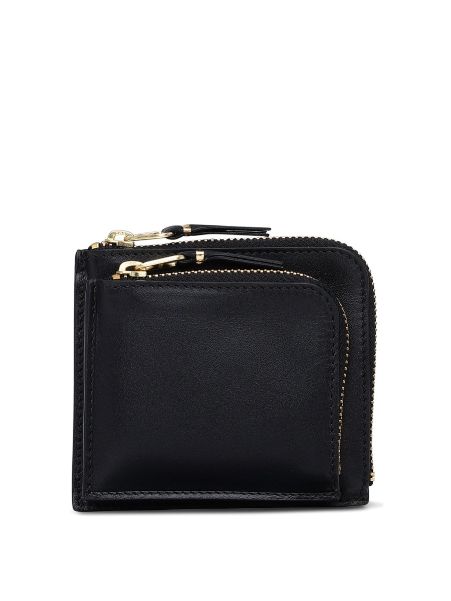 Danna Comme Des Gar莽ons Wallet | Portafoglio In Pelle Nero