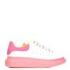 Danna Alexander Mcqueen | Sneaker Oversize Bianche Con Dettaglio Fucsia