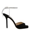 Danna Jimmy Choo | Sandali In Camoscio Con Dettaglio Strass