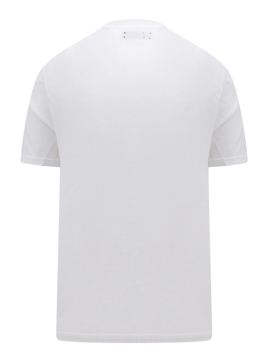 Uomo Amiri | T-Shirt In Cotone Con Logo Frontale