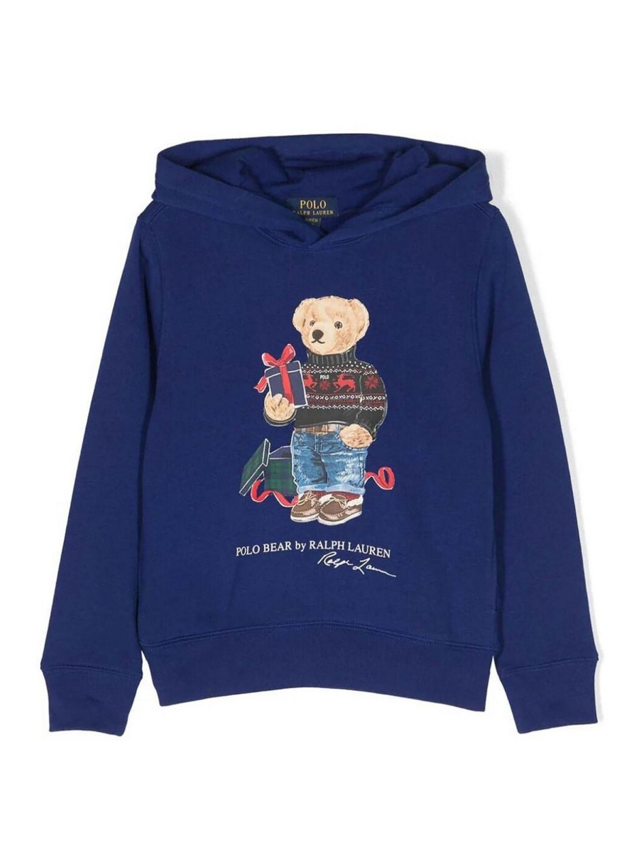 Bambino Polo Ralph Lauren | Felpa Con Camicia In Maglia