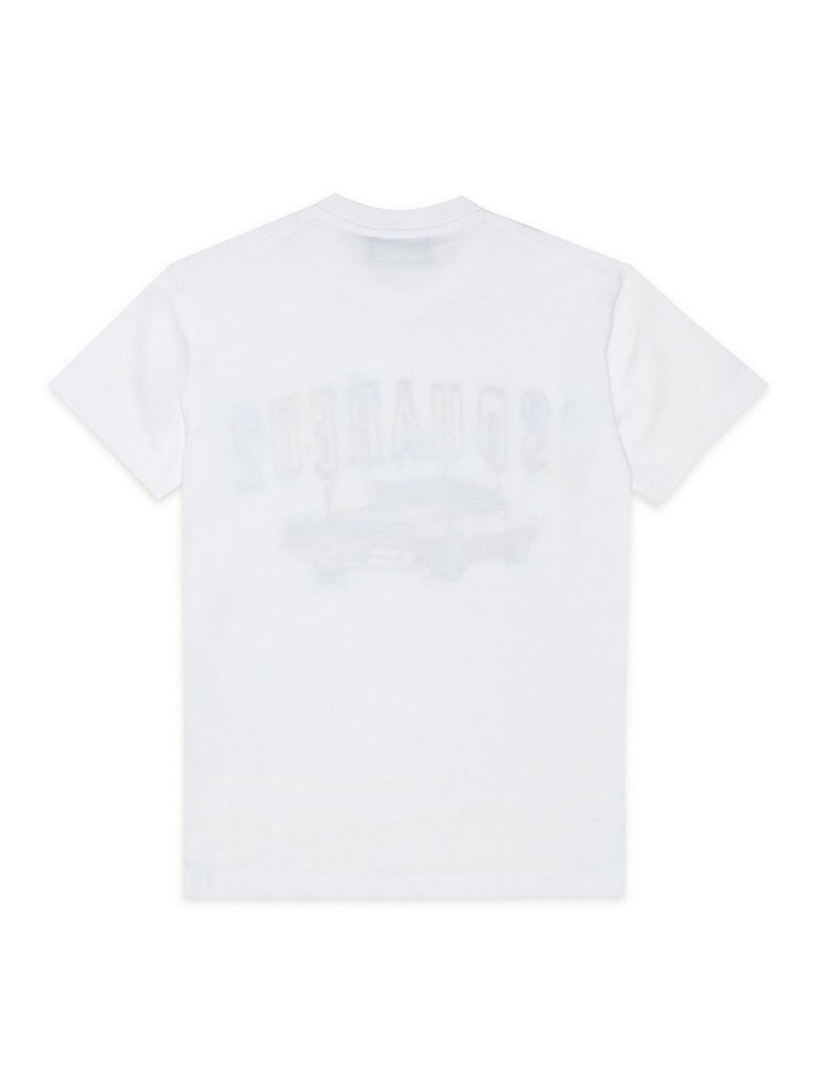 Bambino Dsquared2 | T-Shirt Con Logo Multicolor