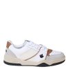 Uomo Dsquared2 | Sneakers In Pelle E Camoscio Bianco