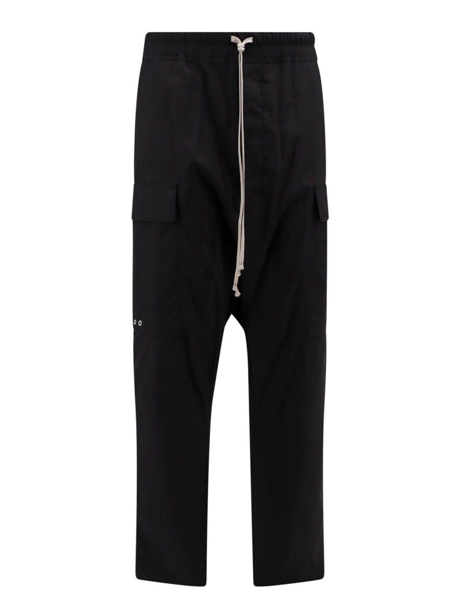 Uomo Rick Owens | Pantaloni In Cotone