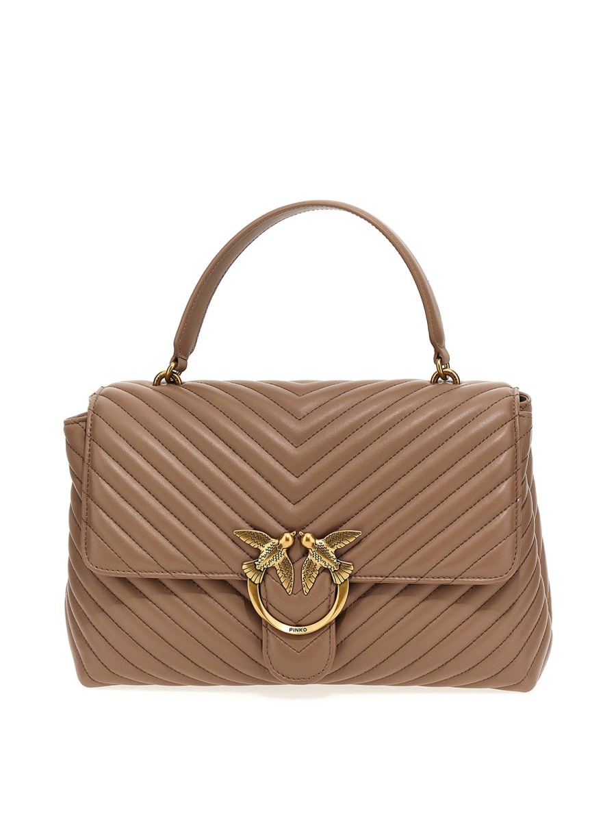 Danna Pinko | Borsa Big Lady Love Bag Puff Chevron