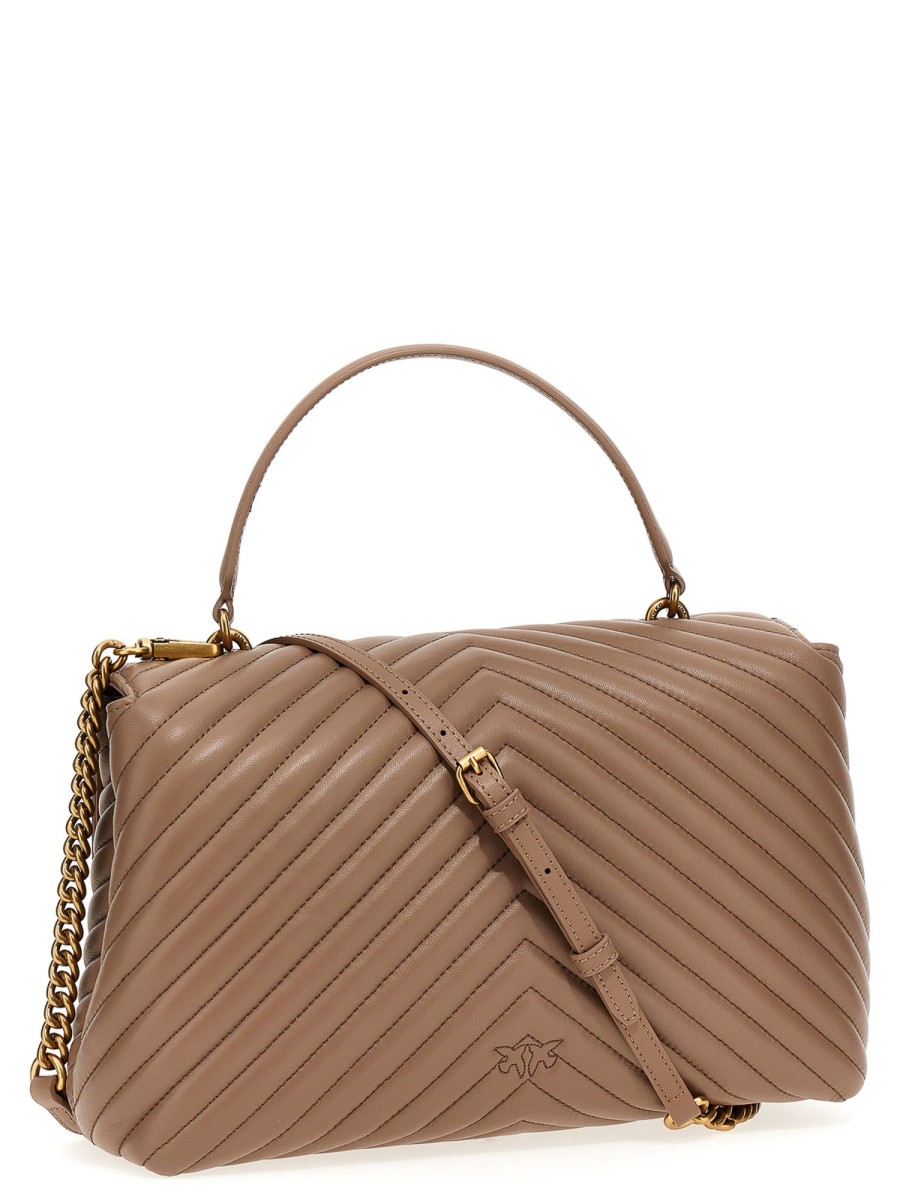 Danna Pinko | Borsa Big Lady Love Bag Puff Chevron