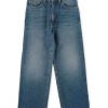 Bambino Palm Angels | Jeans Da Palm Angels In Denim Di Cotone Blu