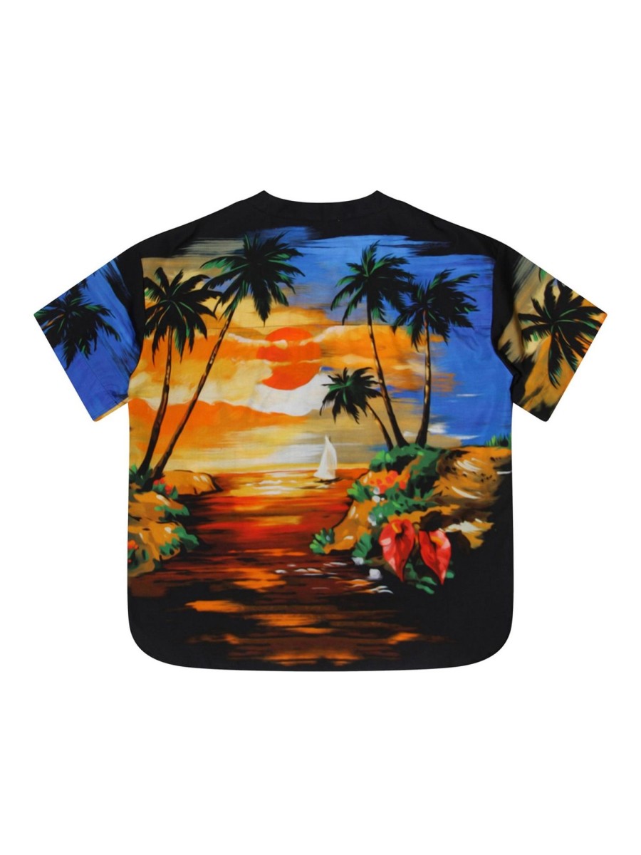 Bambino Dolce & Gabbana | Camicia Hawaiana In Cotone