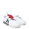 Bambino Off-White | Sneaker Vulcaniz. Con Velcro