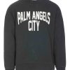 Uomo Palm Angels | Felpa Girocollo