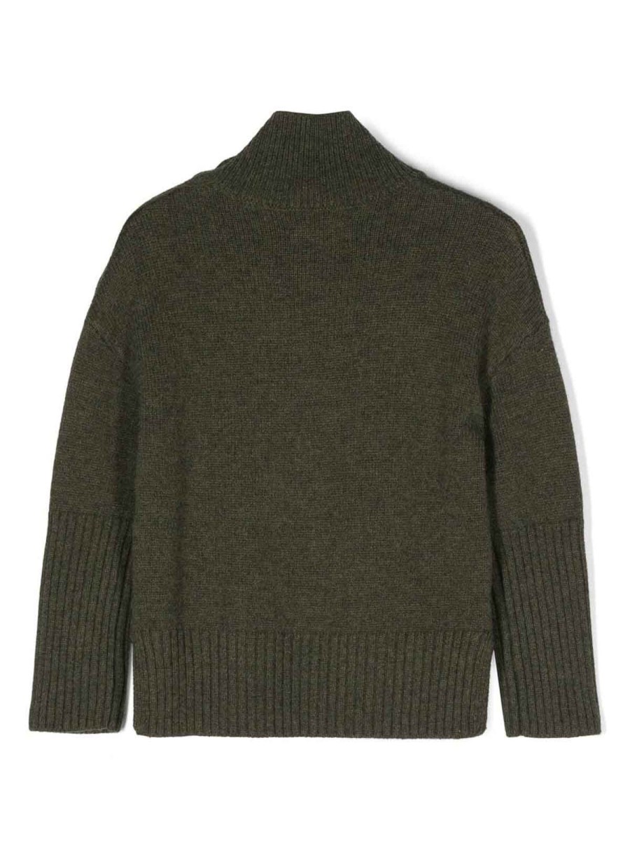 Bambino Zadig&Voltaire | Maglione In Misto Lana Verde