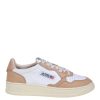 Danna Autry | Sneakers In Pelle Colore Bianco E Caramello