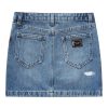 Bambino Dolce & Gabbana | Gonna In Cotone Denim Blu