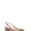 Danna Tod's | Slingback In Vernice Con Logo Frontale