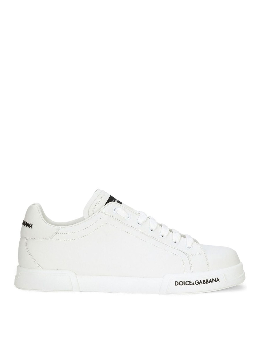 Uomo Dolce & Gabbana | Sneakers Dolce Gabbana Bianco