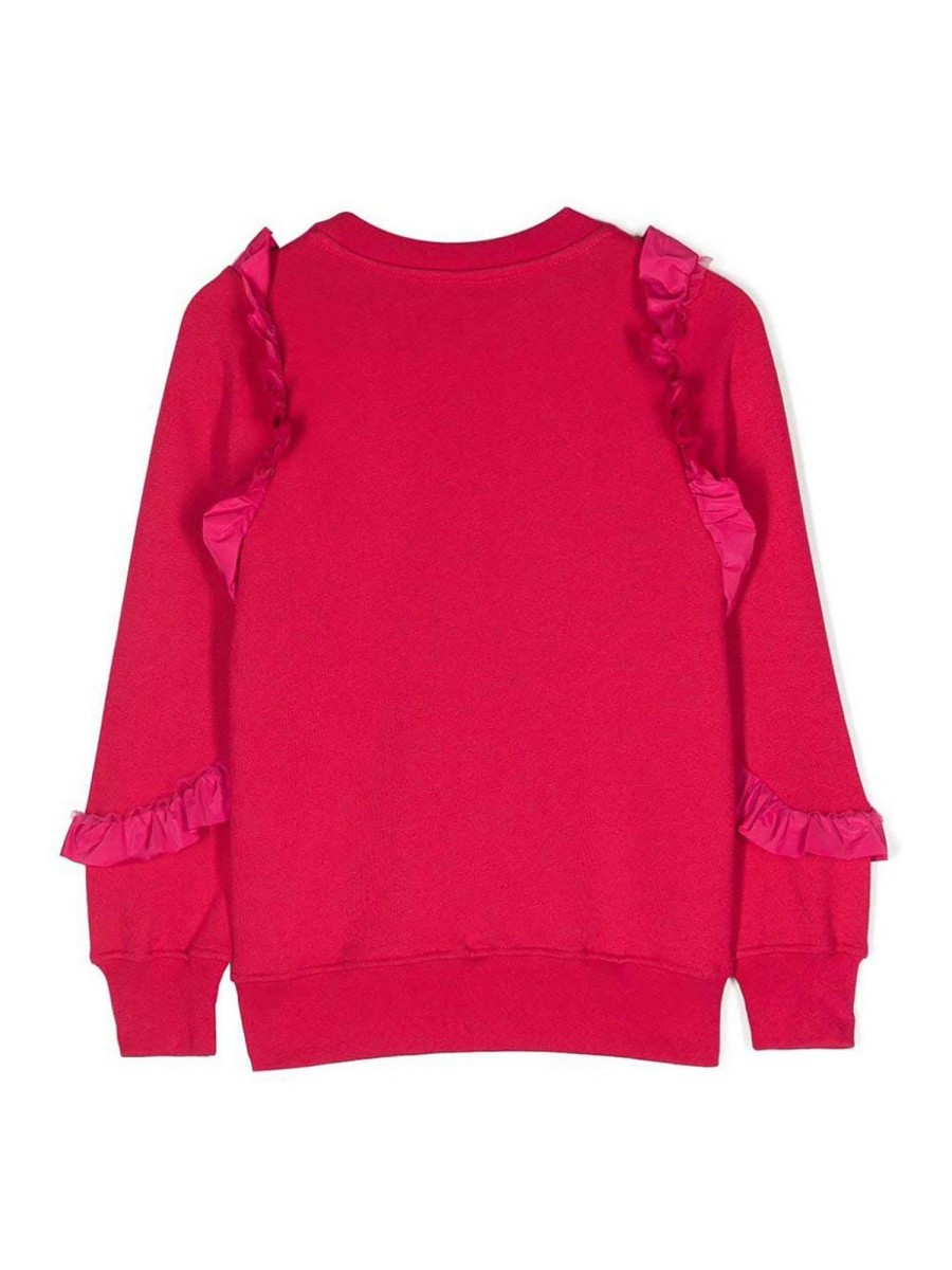 Bambino M.S.G.M. | Felpa Msgm Per Bambina In Cotone Fucsia