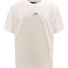 Uomo MM6 Maison Margiela | T-Shirt In Cotone Con Logo Frontale