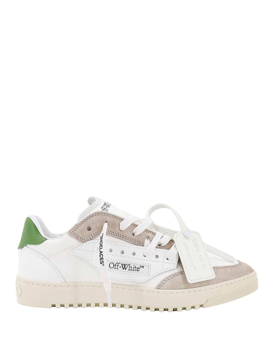 Uomo Off-White | Sneaker In Tela E Camoscio