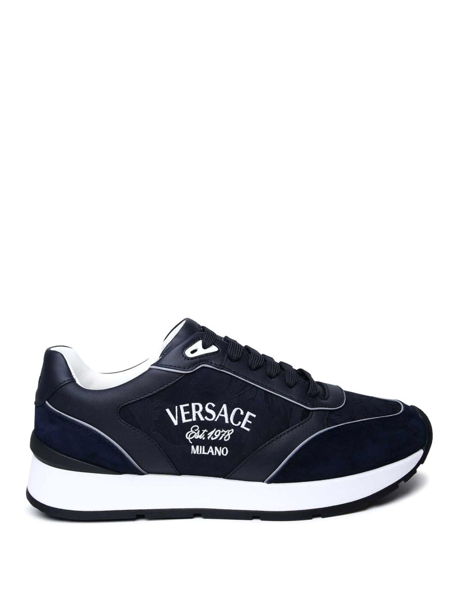 Uomo Versace | Sneakers In Pelle