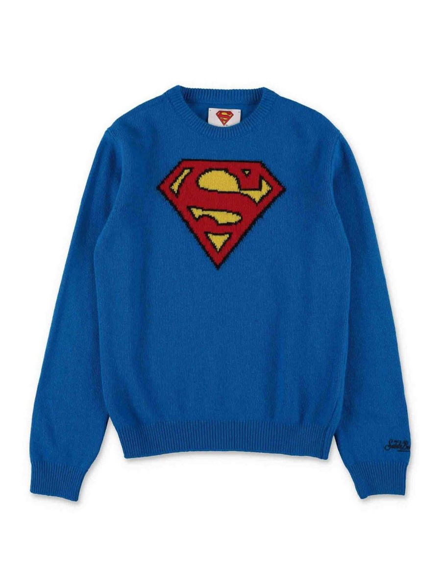 Bambino Mc2 Saint Barth | Maglione Del Ragazzo Di Superman