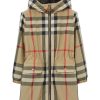 Bambino Burberry | Impermeabile Burberry A Quadri Per Bambina